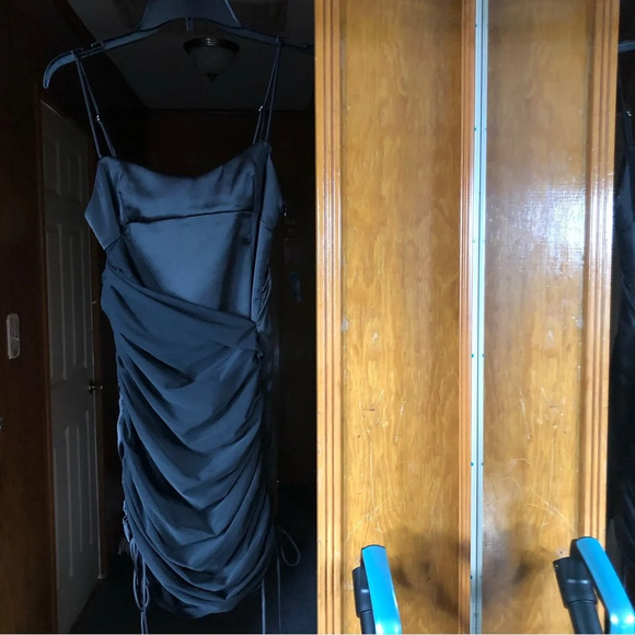 ZARA COMBINATION DRAPED DRESS - Picture 9 of 13